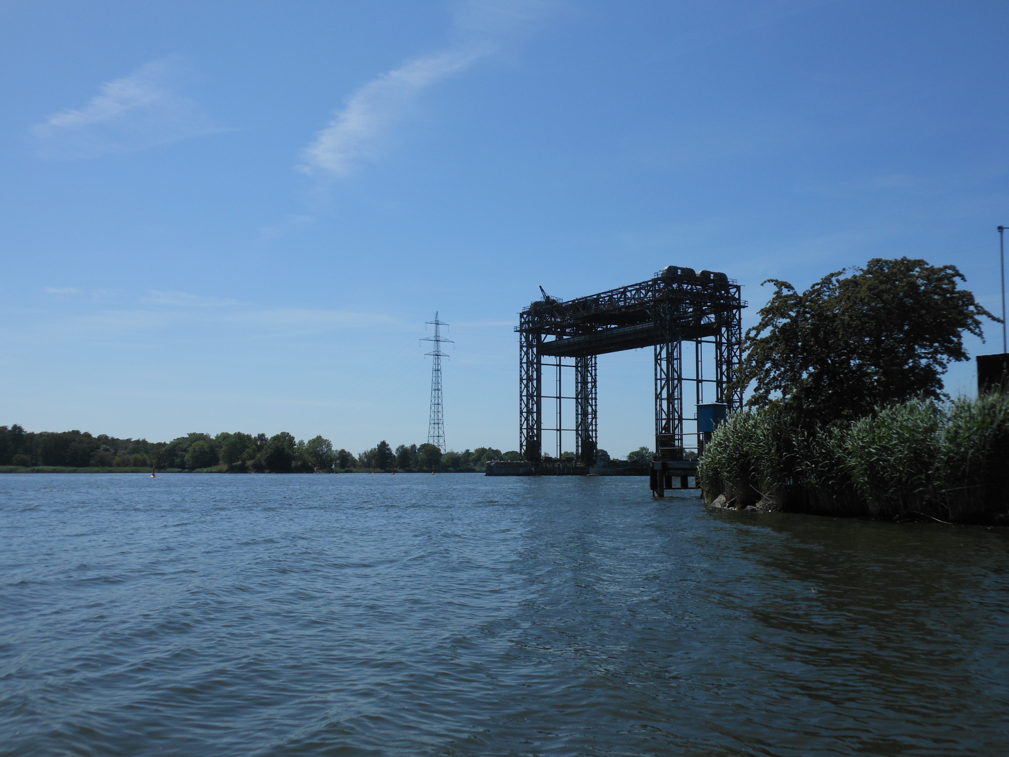 Eisenbahnhubbrücke Karnin